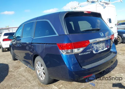 2016 Honda Odyssey Se from USA, damaged, VIN 5FNRL5H30GB030640